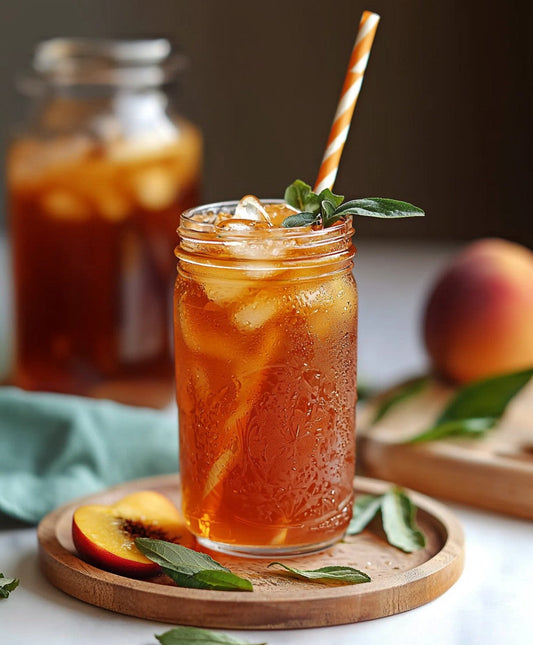Iced Rooibos & Peach Tea