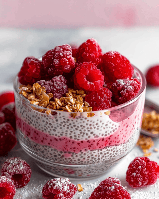 Raspberry & Coconut Chia Pudding