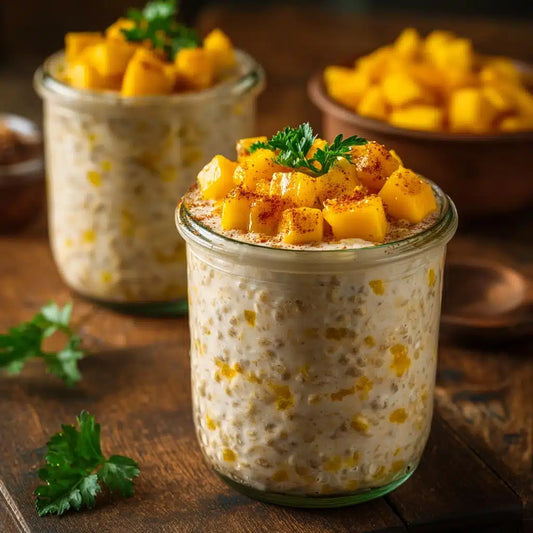 Mango Lassi Overnight Oats