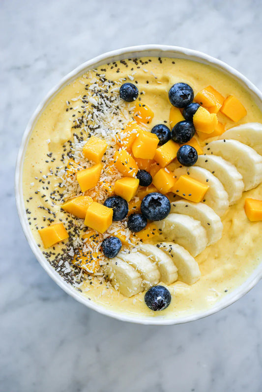 Mango & Ginger Sunshine Smoothie Bowl