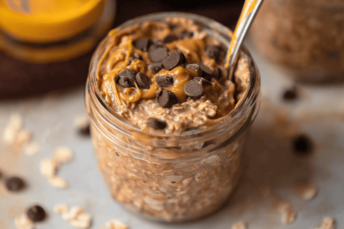 Chocolate Peanut Butter Overnight Oats