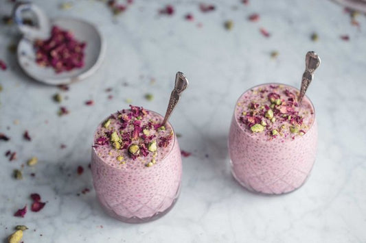 Coconut & Rose Chia Pudding