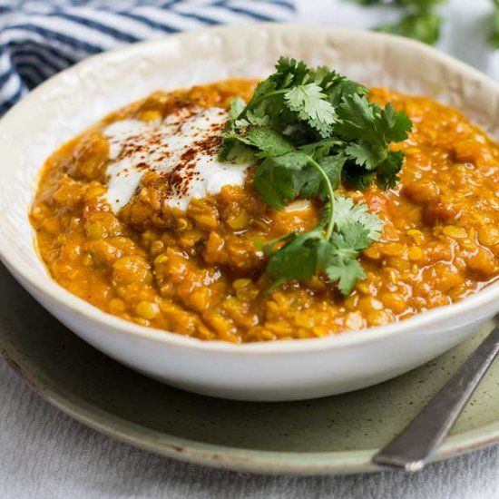 Spiced Lentil & Coconut Dahl