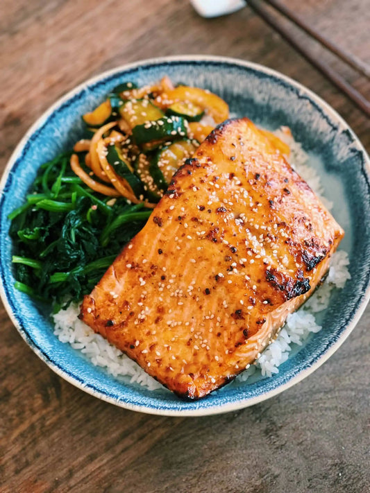 Miso & Ginger Salmon Parcels