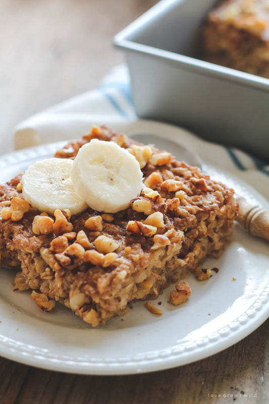 Banana & Walnut Baked Oats