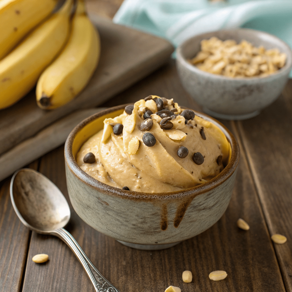 Banana & Peanut Butter "Nice" Cream