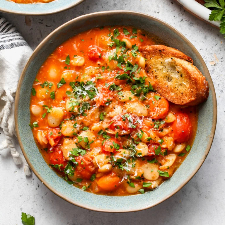 Butter Bean & Rosemary Stew with Sourdough
