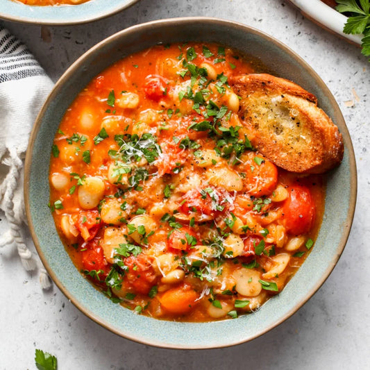 Butter Bean & Rosemary Stew with Sourdough