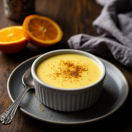 Cardamom & Orange Baked Custard
