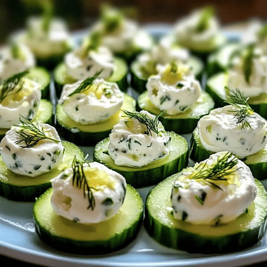 Cream Cheese & Cucumber Stacks