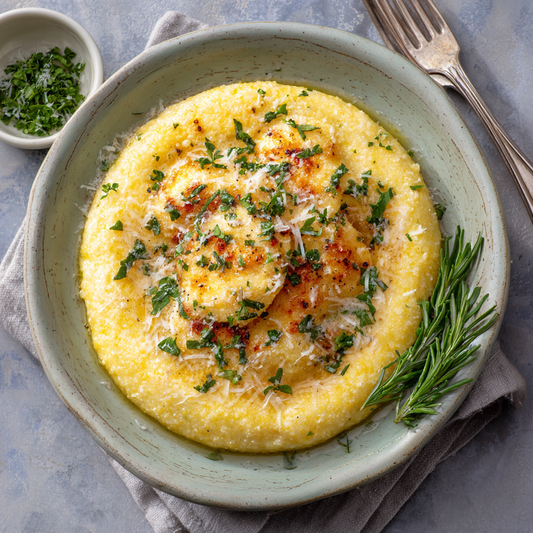 Creamy Polenta with Butter & Parmesan