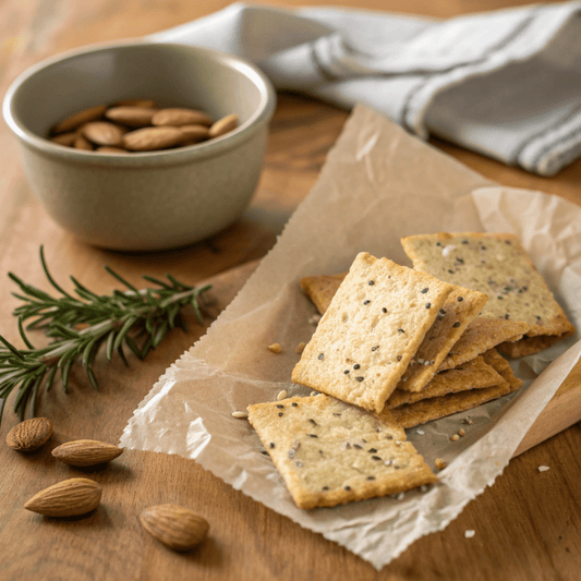 Almond & Rosemary Crackers (Grain-Free)