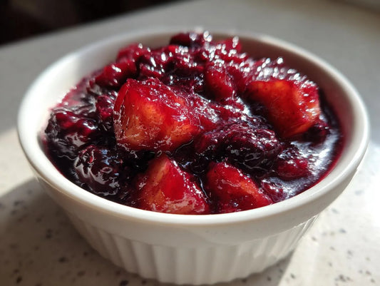 Spiced Apple & Blackberry Compote