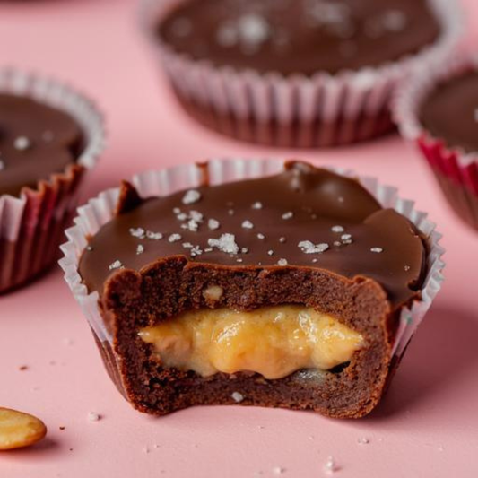 Dark Chocolate & Sea Salt Almond Butter Cups