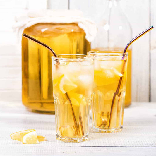 Ginger & Lemon Kombucha Mocktail