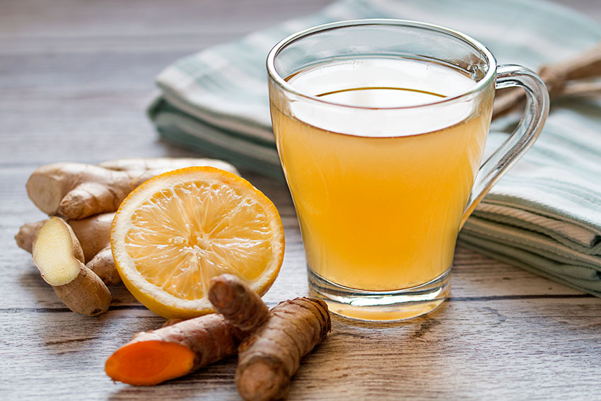 Fresh Turmeric & Ginger Tea