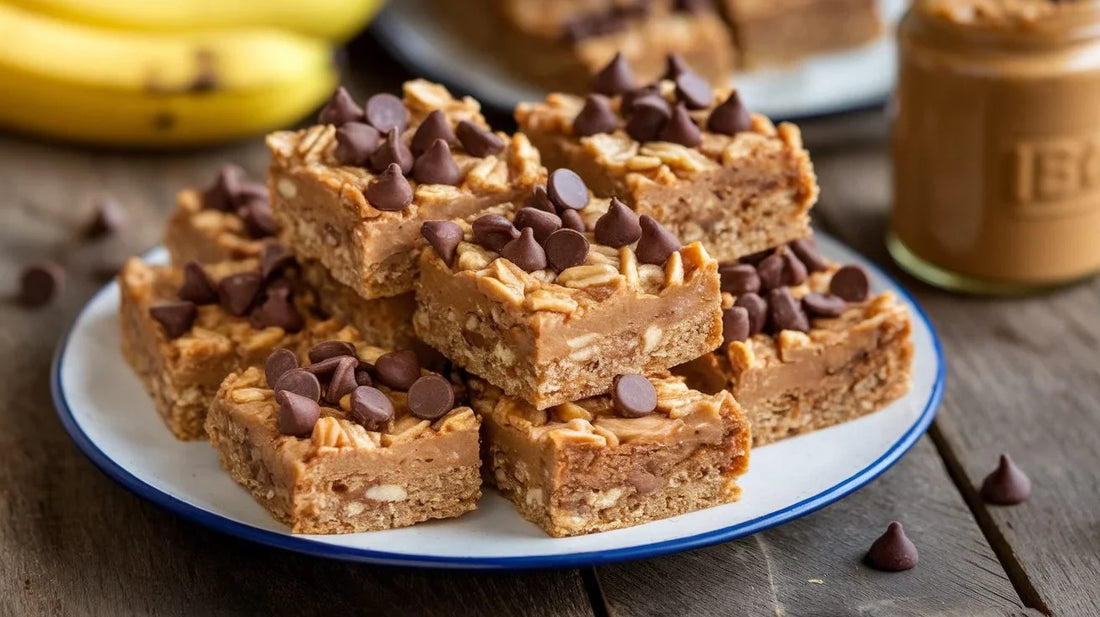 Peanut Butter & Banana Oat Bars