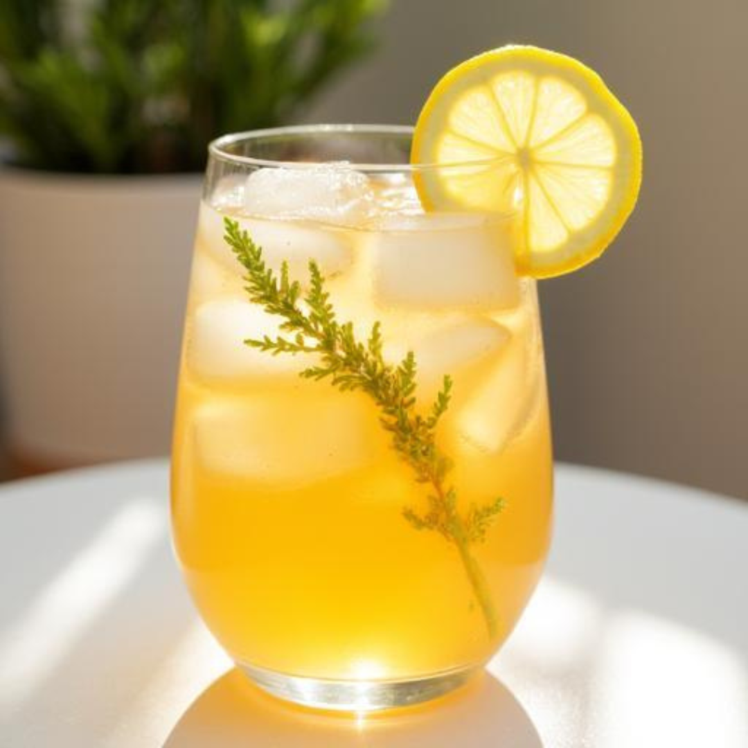 Iced Chamomile & Lemon Balm Tea