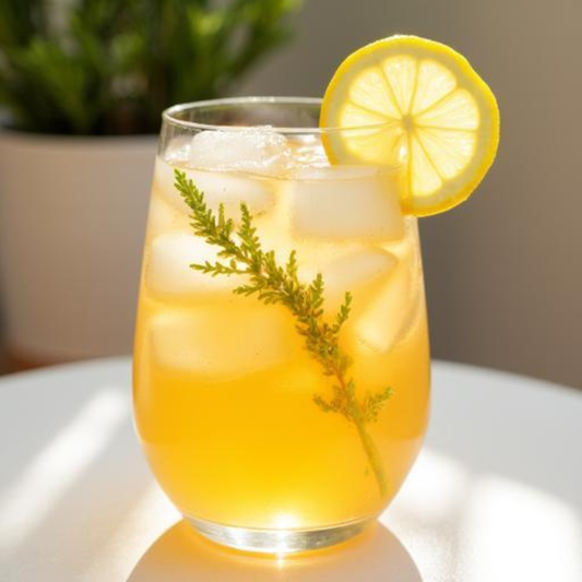 Iced Chamomile & Lemon Balm Tea