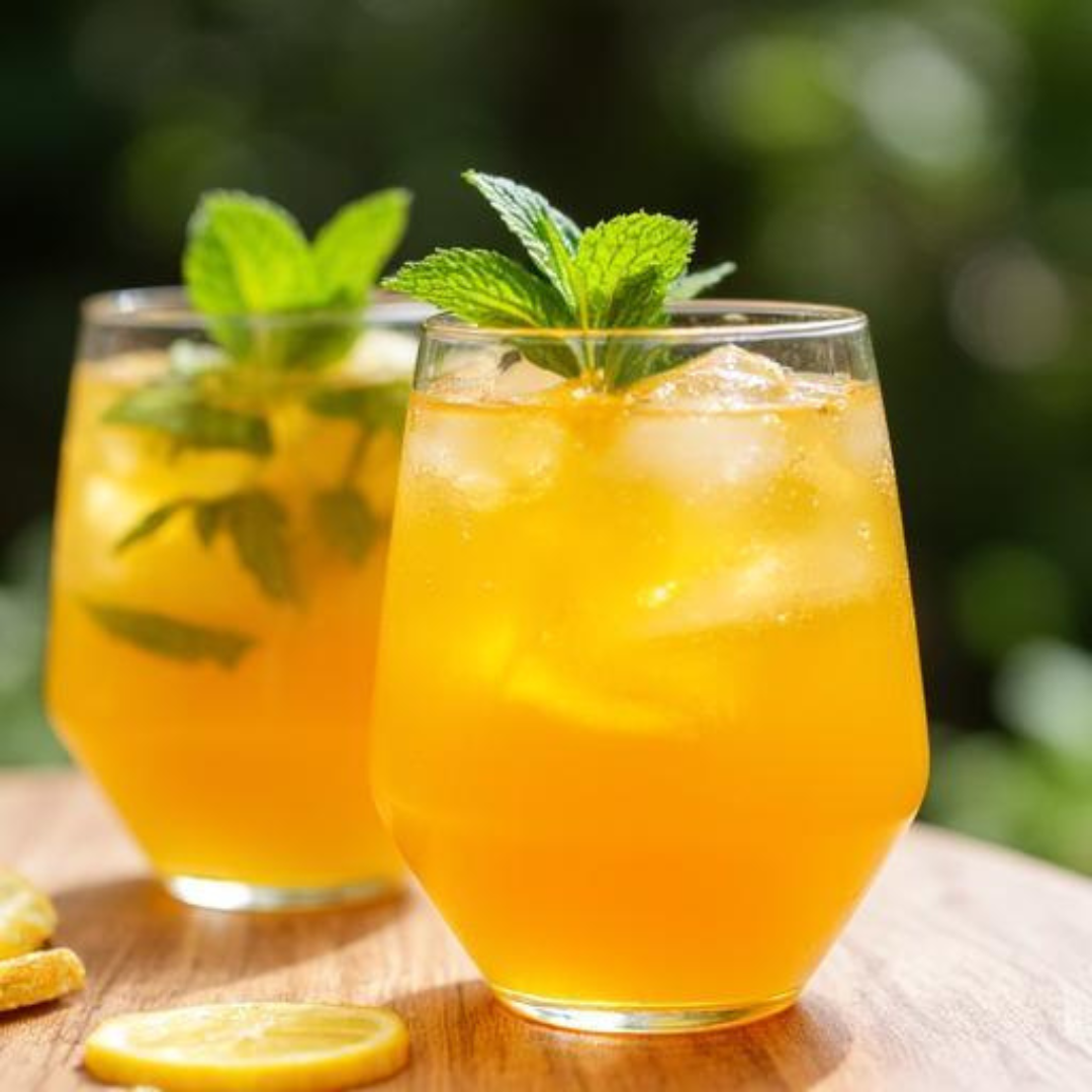 Iced Ginger & Turmeric Green Tea