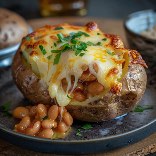 Jacket Potato with Cheesy Beans
