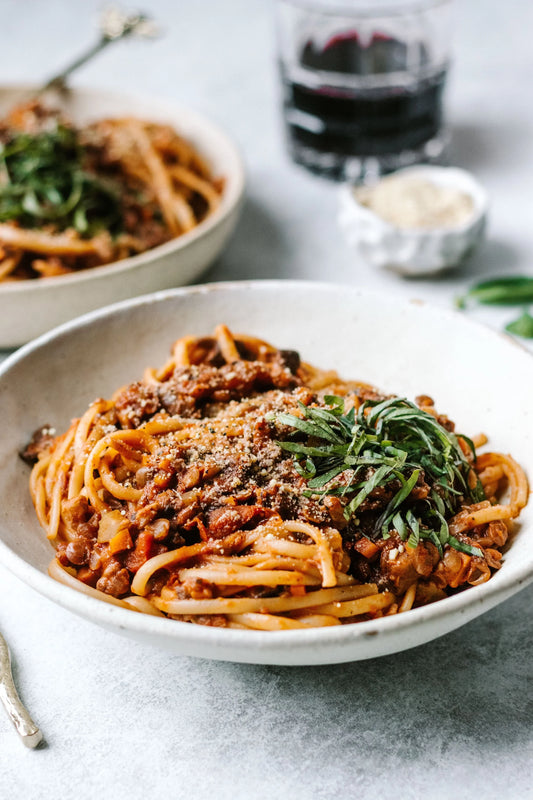 Lentil & Mushroom Bolognese