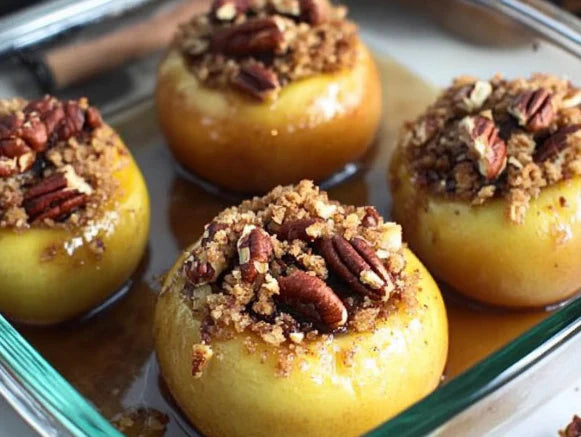 Maple & Pecan Stuffed Baked Apples