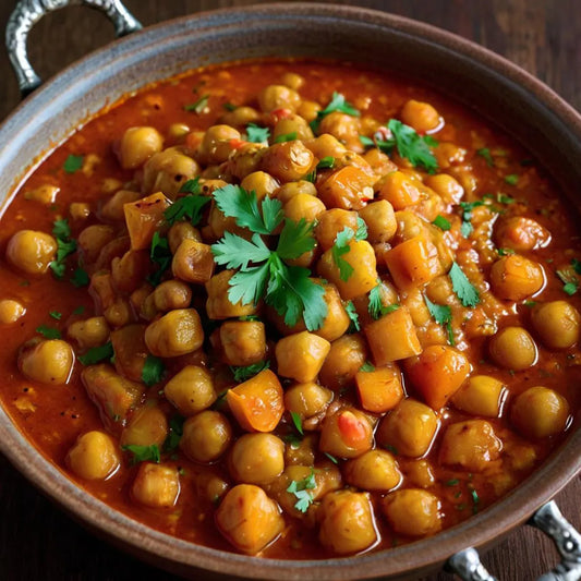 Moroccan Chickpea & Apricot Tagine
