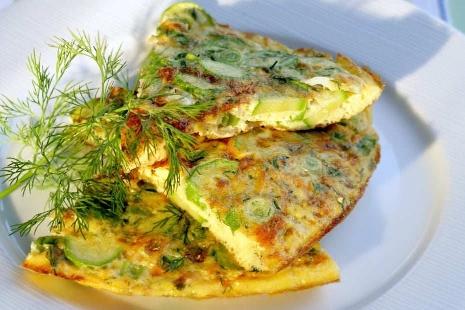 Courgette & Feta Omelette
