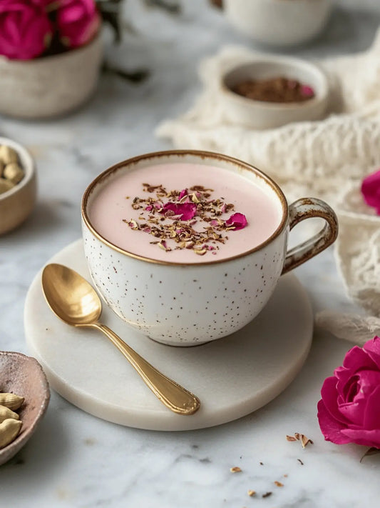 Rose & Cardamom Warm Milk