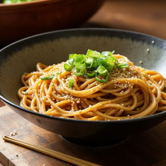 Simple Sesame & Ginger Soba Noodles