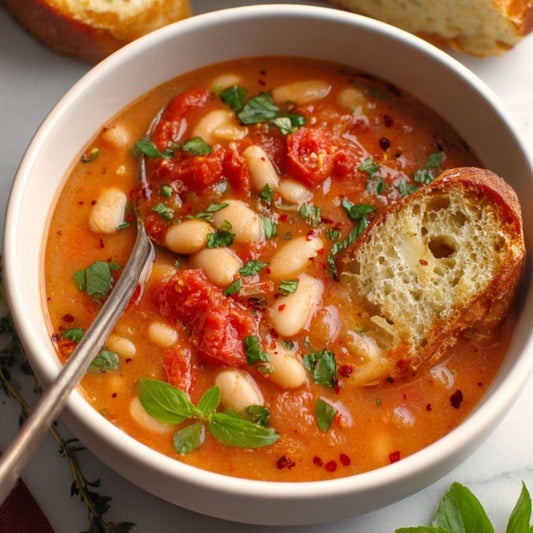 Simple Tomato & Butter Bean Soup