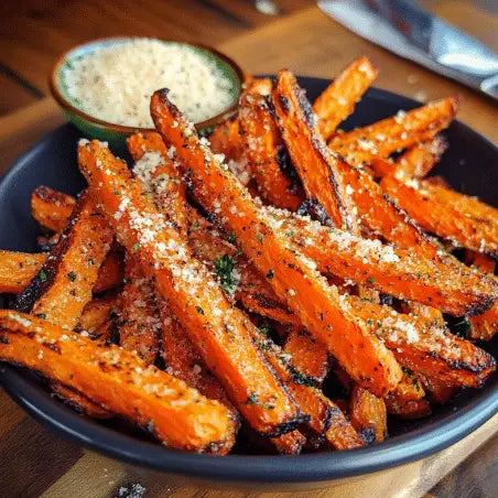 Spiced Roasted Carrot "Fries"