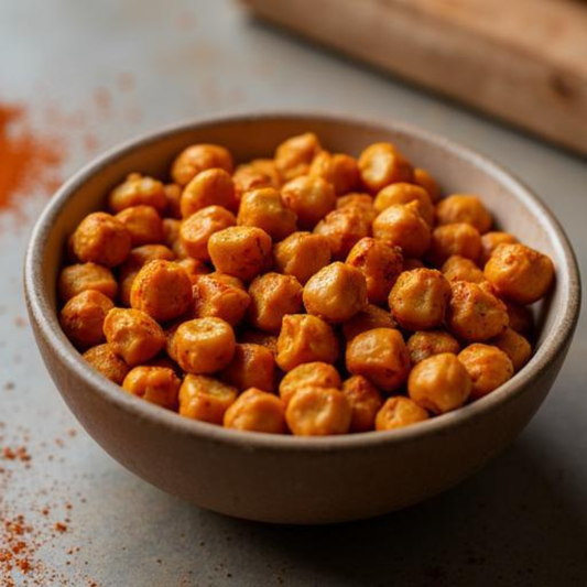 Spiced Roasted Chickpeas with Cumin & Paprika