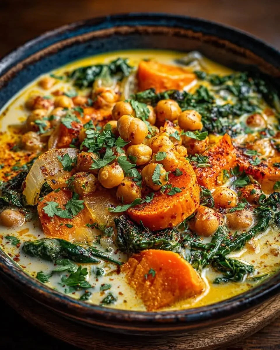 Sweet Potato & Chickpea Coconut Curry