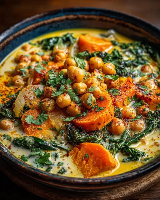 Sweet Potato & Chickpea Coconut Curry
