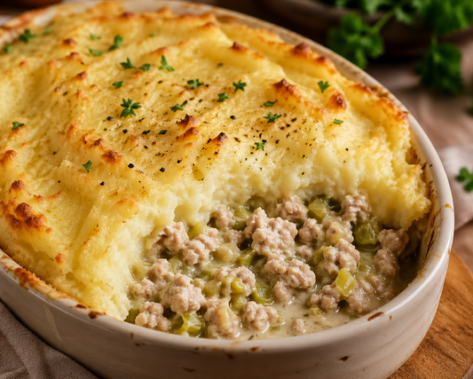 Turkey & Leek Mince with Buttery Mash