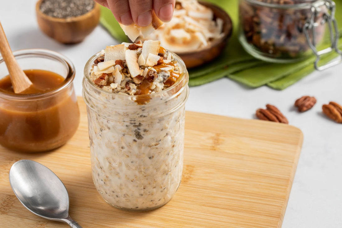 Salted Caramel & Pecan Overnight Oats