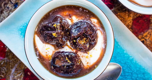 Warming Prune & Cinnamon Compote with Yoghurt