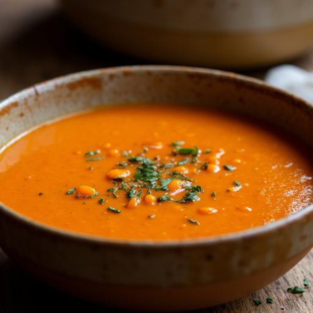 Warming Red Lentil & Carrot Soup