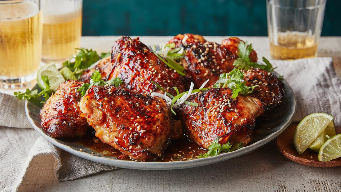 Honey & Soy Glazed Chicken Thighs