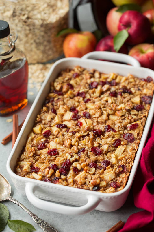 Apple & Cinnamon Baked Oatmeal Bars
