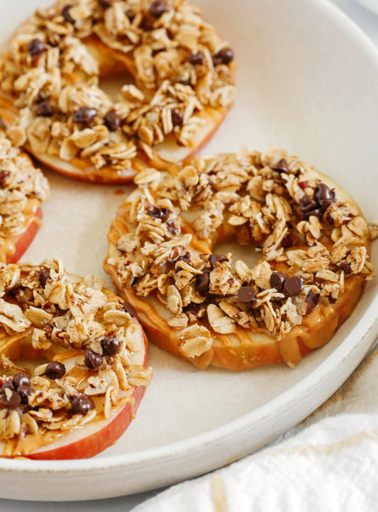 Apple & Peanut Butter "Donuts"