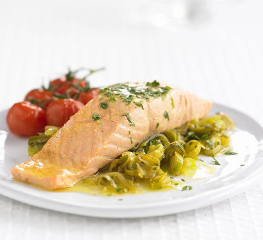 Salmon & Leek Parcels with Dill