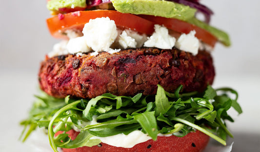 Lentil & Beetroot Burgers