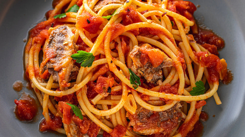 Sardine & Tomato Pasta