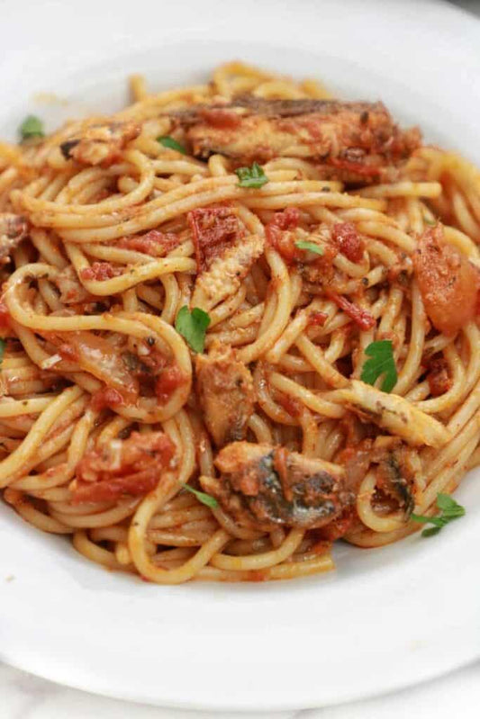 Sardine & Tomato Pasta