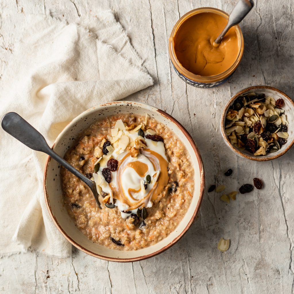 Spiced Carrot Cake Porridge