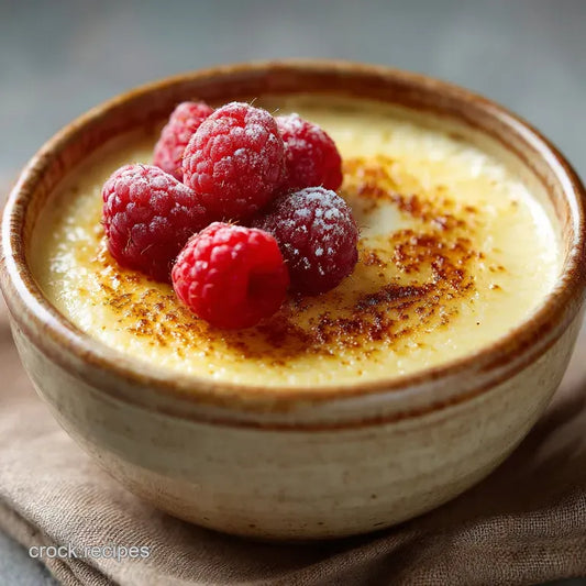 Vanilla & Cardamom Baked Custard