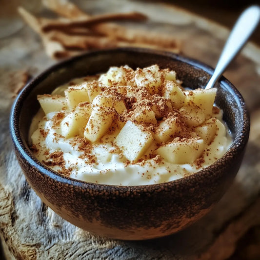 Warm Spiced Apple with Cinnamon & Yoghurt